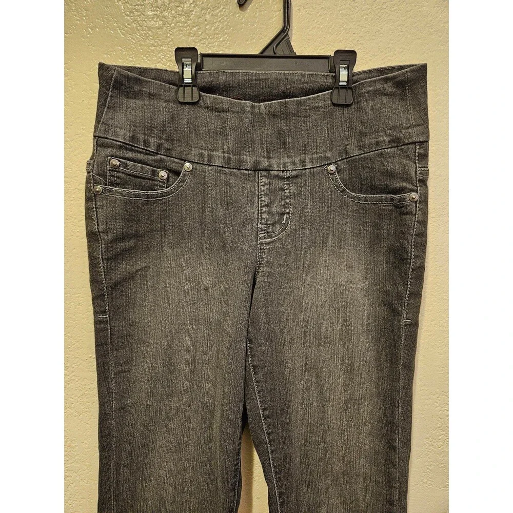 Jag Jeans Size 4 Slim Grey Pull On Tummy Tuck waistband - Picture 2 of 10